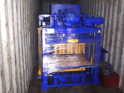 QT4-26 Block Making Machine Was Sent to National Capital Region